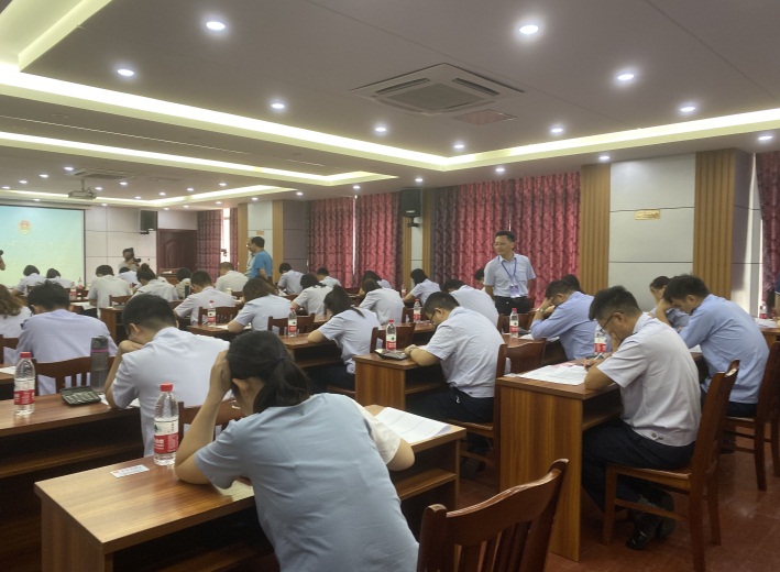 2020年马鞍山市税务系统“岗位大练兵、业务大比武”考试在beat365官网顺利举行